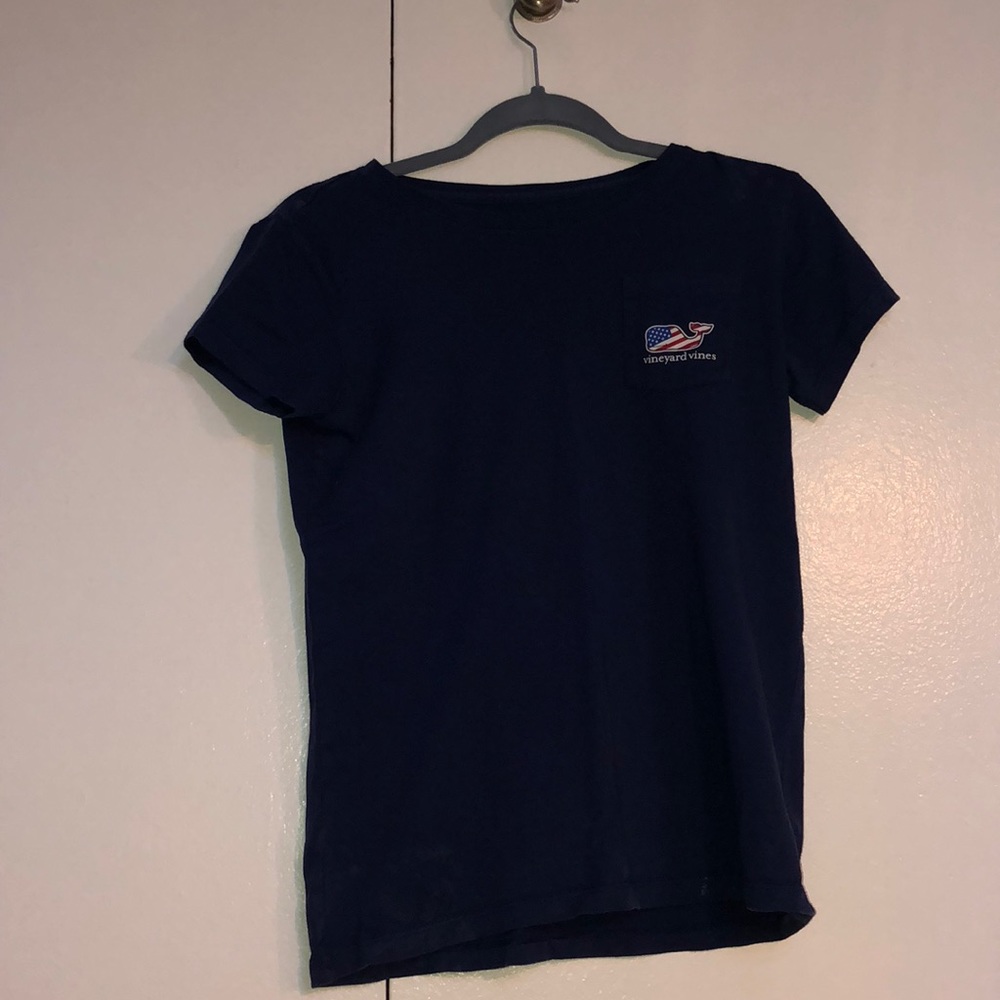 NAVY BLUE AMERICA VINEYARD VINES T SHIRT